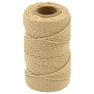 vidaXL Wielofunkcyjna lina gospodarcza 2 mm 25 m naturalny PP