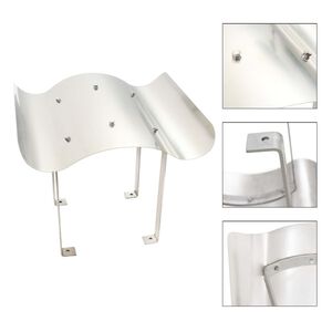 vidaXL Nasada kominowa ze stali nierdzewnej, 40 x 40 x 36 cm