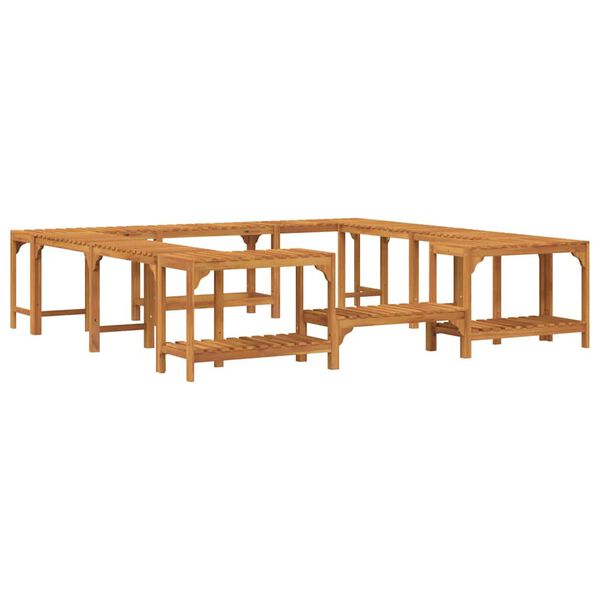 vidaXL Kwadratowa Osłona na Zewnątrz do Gorącej Wanny 230 x 230 cm