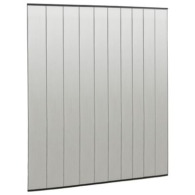vidaXL Moskitiera na drzwi, 10-panelowa, czarna, 240x240 cm