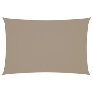 vidaXL Prostokątny żagiel ogrodowy z tkaniny Oxford, 2x4 m, taupe