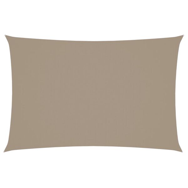 vidaXL Prostokątny żagiel ogrodowy z tkaniny Oxford, 2x4 m, taupe