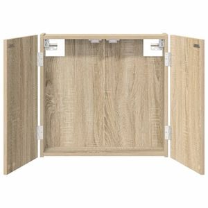 vidaXL Szafka na tarczę do rzutk&oacute;w dąb Sonoma 56 x 12 x 53,5 cm