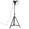 vidaXL Lampa stojąca, 25 W, czarna, 61x61x90/150 cm, E27