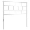 vidaXL Metalowe wymienne wezgłowie, białe, 75 cm