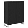 vidaXL Szafka na buty Czarny Dąb 79 x 36 x 100 cm Drewno inżynieryjne