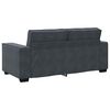 vidaXL Sofa 2-osobowa, ciemnoszary, 180x78x84 cm, tapicerowana aksamitem