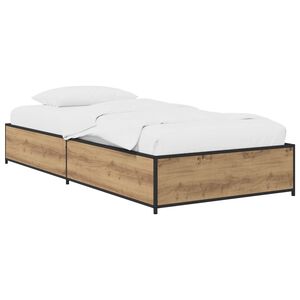 vidaXL Ramka ł&oacute;żka Dąb artisan 80 x 200 cm Drewno inżynieryjne