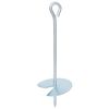 vidaXL Kotwa ziemna 2 szt. &Oslash;10 x 30 cm Galwanizowany metal srebrny