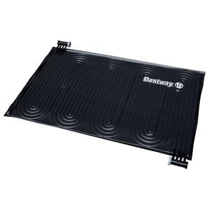 Bestway Słoneczna mata do podgrzewania basenu Czarny 110 x 171 cm PVC