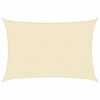 vidaXL Żagiel przeciwsłoneczny, 160 g/m&sup2;, kremowy, 5x6 m, HDPE