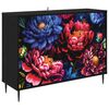 vidaXL Bufet KIEL Czarny dąb 102 x 33 x 76 cm Drewno inżynieryjne