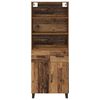 vidaXL Highboard z szufladą Stare drewno 69,5 x 34 x 180 cm