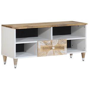vidaXL Szafka pod telewizor, 100x33,5x46 cm, lite drewno mango