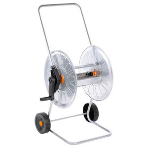 vidaXL W&oacute;zek z bębnem na wąż 80 m 1/2" lub 50 m 3/4"