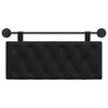 vidaXL Wisząca Głowa Czarny 110 x 55 x 7 cm Aksamit