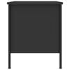 Szafki nocne, 2 szt., czarne, 40x42x50 cm, materiał drewnopochodny