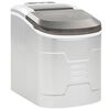 vidaXL Kostkarka do lodu, biała, 2, 4 L, 15 kg/24 h