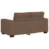 vidaXL Sofa 2-osobowa brązowa 160x77x82 cm tkanina