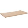 vidaXL Blat biurka, 80x40x2,5 cm, lite drewno sosnowe