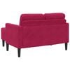 vidaXL Sofa 2-osobowa z szezlongiem w kształcie litery L