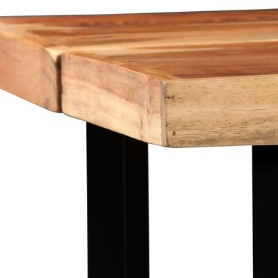 vidaXL Stolik barowy, drewno akacjowe, 150x70x107 cm