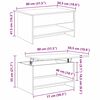 vidaXL Stolik kawowy Dąb rzemieślniczy 80 x 50,5 x 41,5 cm