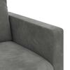 vidaXL Sofa 2 pcs Ciemnoszary 138 x 78 x 80 cm Aksamit