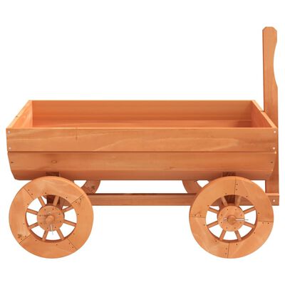 vidaXL Ozdobny wózek, 70x43x54 cm, lite drewno jodłowe