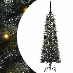 vidaXL Sztuczna choinka z podstawą Zielony 120 cm PVC, plastik i stal
