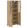 vidaXL Highboard Dąb rzemieślniczy 69,5 x 34 x 180 cm