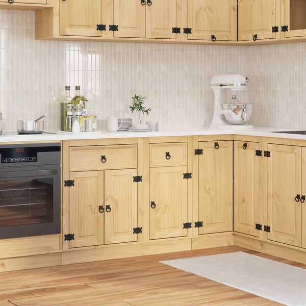 vidaXL Szafkowy SKI Miodowy Brąz 40 x 46 x 81,5 cm Lite drewno sosnowe