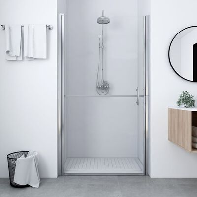 vidaXL Drzwi prysznicowe, hartowane szkło, 81 x 195 cm