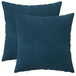 vidaXL Poszewka na poduszkę 2 pcs HEERLEN niebieski 30 x 30 cm Welur