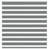 vidaXL Roleta zebra, ciemnoszara, szerokość tkaniny 140,9cm, poliester