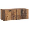vidaXL Szafka RTV montowana na ścianie Stare drewno 78,5 x 31 x 30 cm