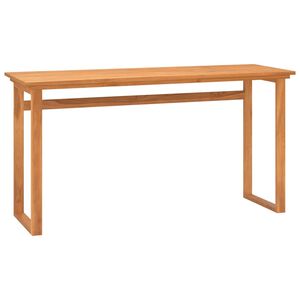 vidaXL Biurko, 120x45x75 cm, lite drewno tekowe