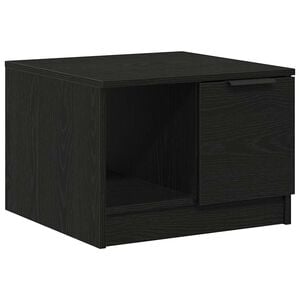 vidaXL Stolik kawowy Czarny Dąb 50 x 50 x 36 cm Drewno inżynieryjne