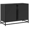 vidaXL Szafka pod umywalkę, czarna, 80x33x60 cm