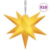 vidaXL Sznur świecących lampek, 10 LED, ż&oacute;łte, 10 cm