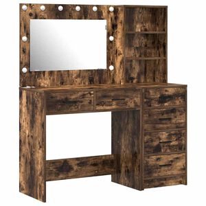 vidaXL Toaletka 2 szt. Brązowy 78,5 x 41 x 135 cm Drewno inżynieryjne