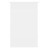 vidaXL Biurko, białe, 100x50x76 cm, materiał drewnopochodny