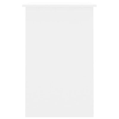 vidaXL Biurko, białe, 100x50x76 cm, materiał drewnopochodny