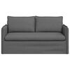 vidaXL Sofa Ciemnoszary