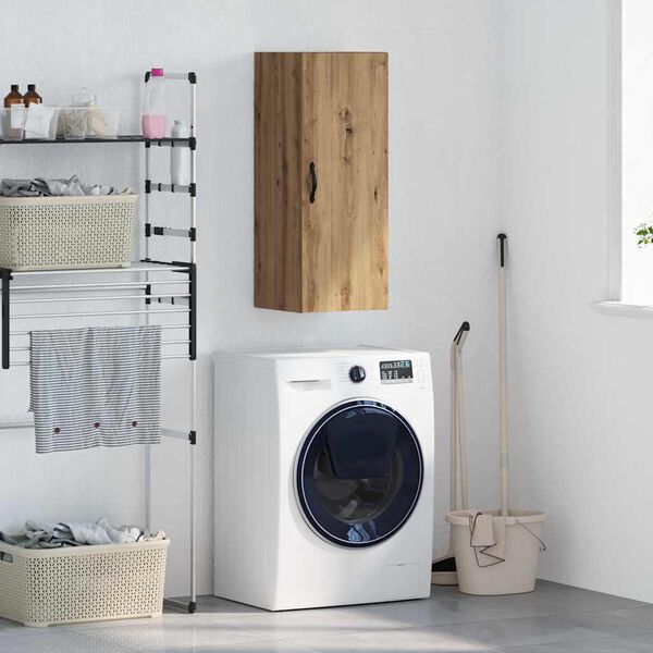 vidaXL Szafka wisząca Dąb rzemieślniczy 34,5 x 34 x 90 cm