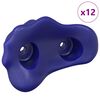 vidaXL Chwyt do wspinaczki 12 szt. Niebieski 100 x 67 x 43 mm PP