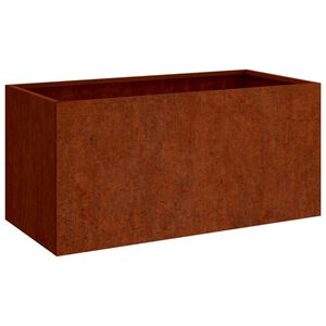 vidaXL Donica, 62x40x39 cm, stal kortenowska