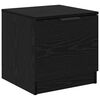 vidaXL Szafka pod ł&oacute;żko z szufladą 2 pcs Czarny Dąb 40 x 39 x 40cm