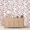 DUTCH WALLCOVERINGS Tapeta z motywem kolibr&oacute;w, r&oacute;żowa
