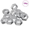 vidaXL Nakrętka sześcienna 23377 szt. srebrny Metal